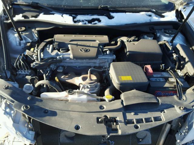 4T4BF1FK8CR205733 - 2012 TOYOTA CAMRY BASE SILVER photo 7