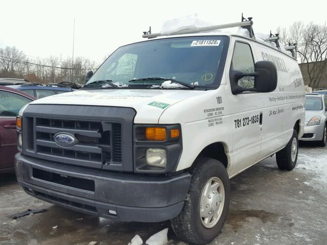 1FTNE2EW1CDA56199 - 2012 FORD ECONOLINE WHITE photo 2