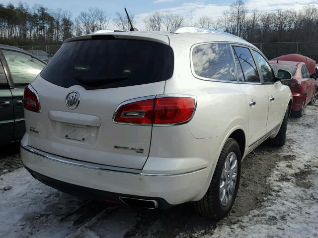 5GAKVCKD6EJ106550 - 2014 BUICK ENCLAVE WHITE photo 4