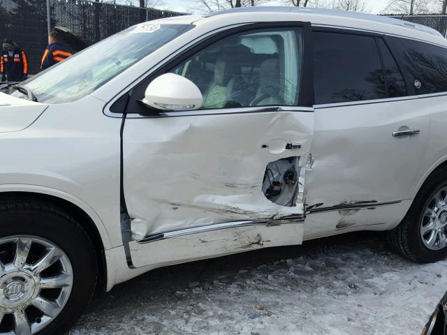 5GAKVCKD6EJ106550 - 2014 BUICK ENCLAVE თეთრი ფოტო 9