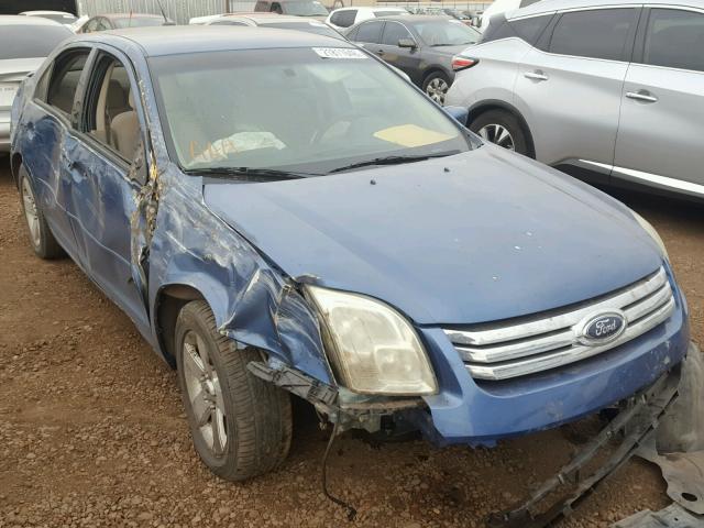 3FAHP07129R118647 - 2009 FORD FUSION SE BLUE photo 1