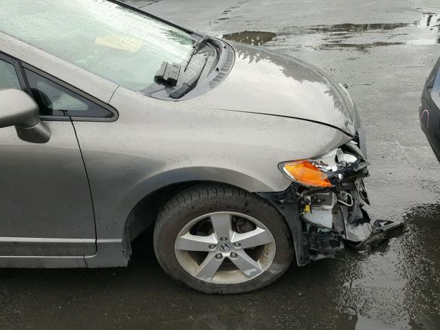 2HGFA16868H328459 - 2008 HONDA CIVIC EX 灰色 照片 9