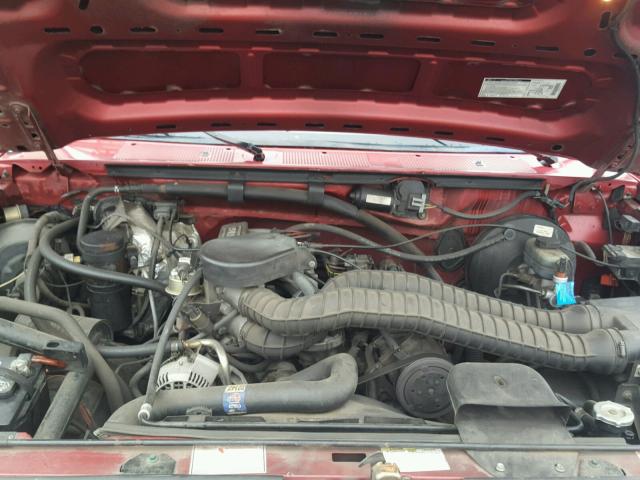 1FMEU15H5SLA82531 - 1995 FORD BRONCO U10 RED photo 7