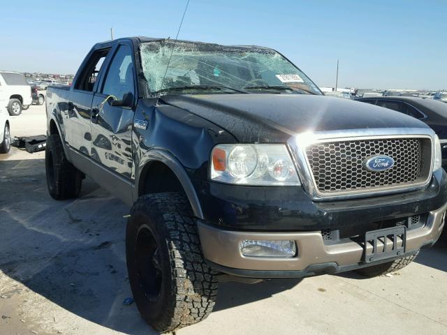 1FTPW12505KE94772 - 2005 FORD F150 SUPER BLACK photo 1