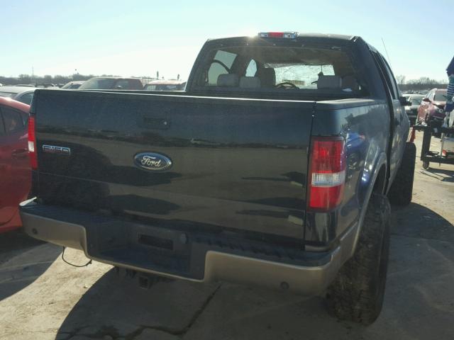 1FTPW12505KE94772 - 2005 FORD F150 SUPER BLACK photo 4