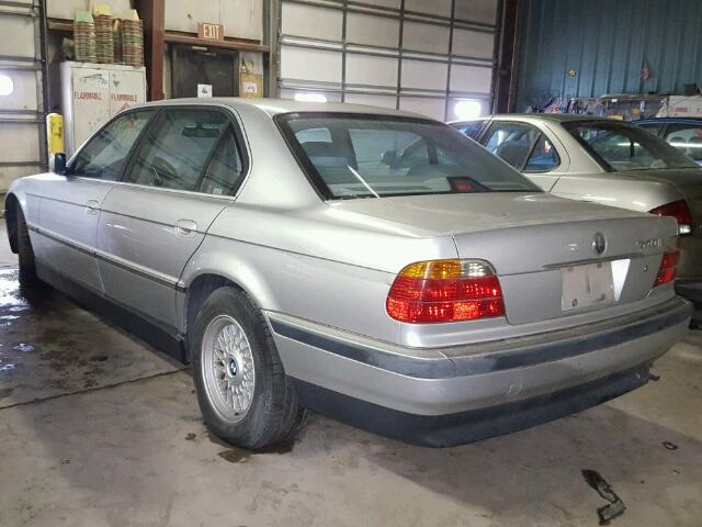 WBAGH833XXDP05447 - 1999 BMW 740 IL SILVER photo 3