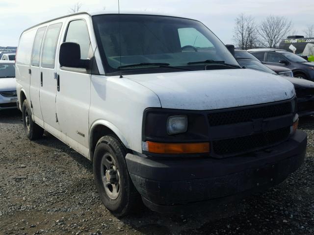 1GCFG25T131148130 - 2003 CHEVROLET EXPRESS G2 WHITE photo 1