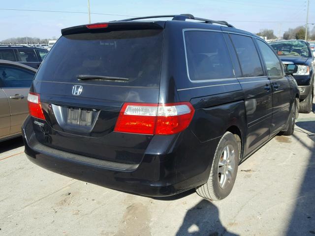 5FNRL38756B445541 - 2006 HONDA ODYSSEY EX BLACK photo 4