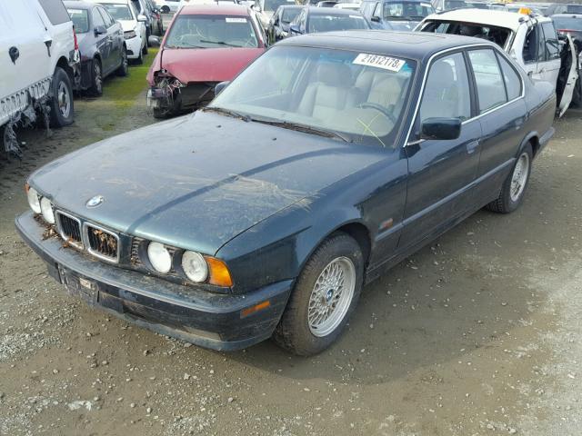 WBAHD6327SGK49734 - 1995 BMW 525 I AUTO GREEN photo 2