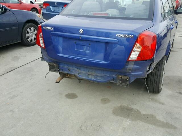 KL5JD56Z58K926430 - 2008 SUZUKI FORENZA BA BLUE photo 9