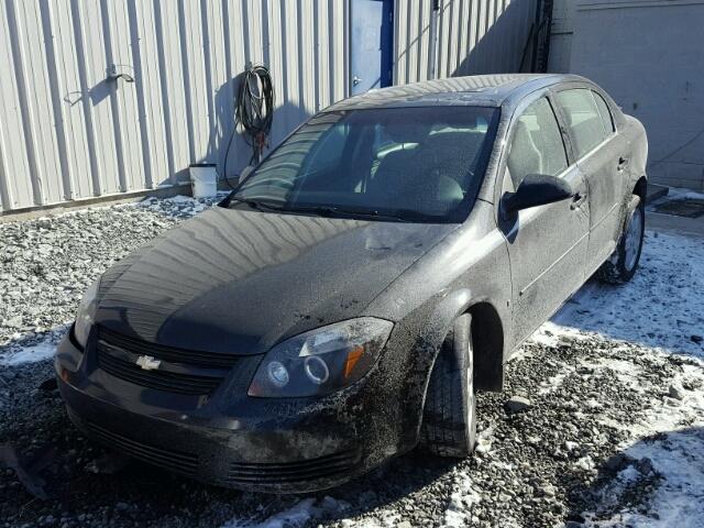 1G1AL55F367602874 - 2006 CHEVROLET COBALT LT BLACK photo 2