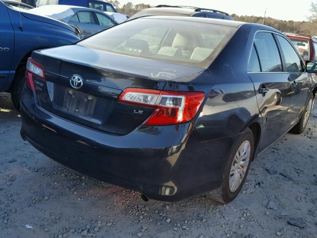 4T1BF1FK6CU159023 - 2012 TOYOTA CAMRY BASE GRAY photo 4