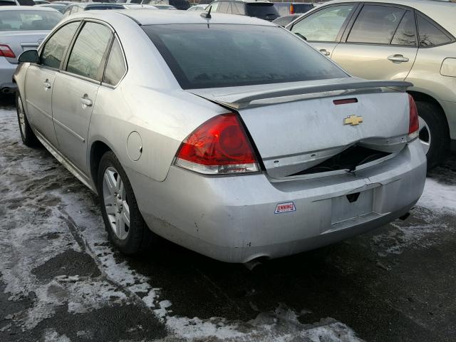 2G1WB5E30C1119012 - 2012 CHEVROLET IMPALA LT SILVER photo 3