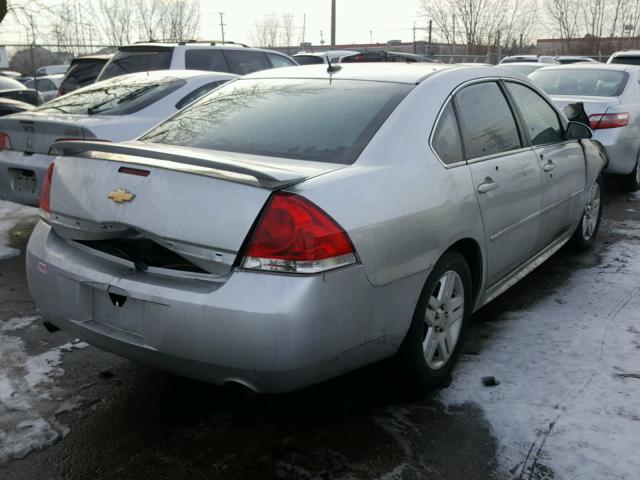 2G1WB5E30C1119012 - 2012 CHEVROLET IMPALA LT SILVER photo 4