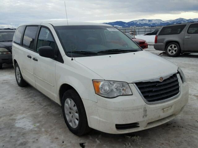 2A8HR44HX8R618565 - 2008 CHRYSLER TOWN & COU WHITE photo 1