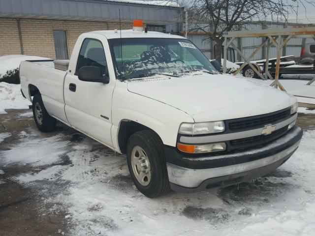 1GCEC14V91Z316275 - 2001 CHEVROLET SILVERADO WHITE photo 1