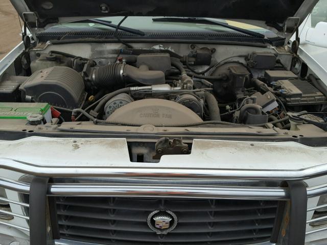 1GYEK13RXYR165720 - 2000 CADILLAC ESCALADE WHITE photo 7