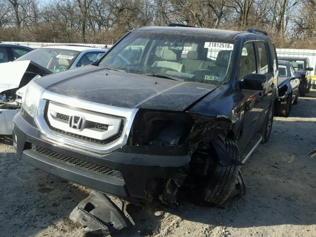 5FNYF4H43BB032039 - 2011 HONDA PILOT EX BLACK photo 2