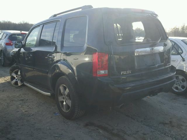 5FNYF4H43BB032039 - 2011 HONDA PILOT EX BLACK photo 3