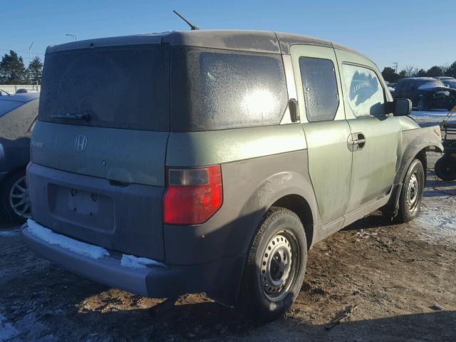 5J6YH28304L020236 - 2004 HONDA ELEMENT LX GREEN photo 4