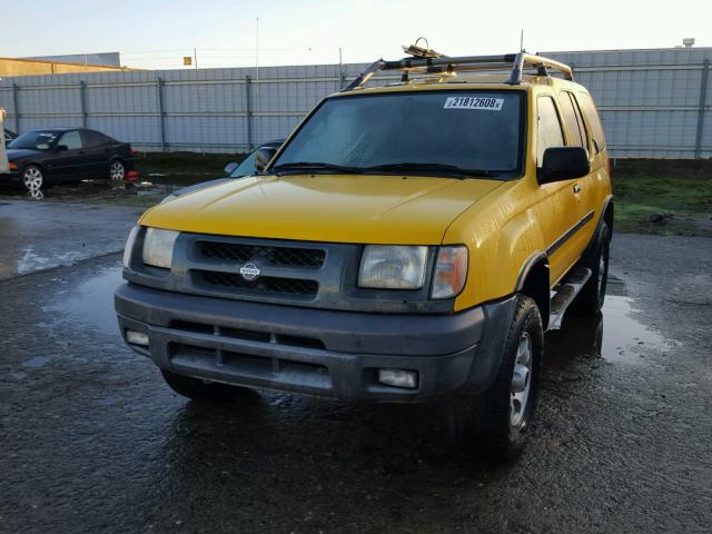 5N1ED28Y6YC522217 - 2000 NISSAN XTERRA XE YELLOW photo 2