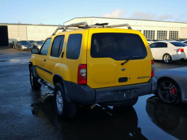 5N1ED28Y6YC522217 - 2000 NISSAN XTERRA XE YELLOW photo 3