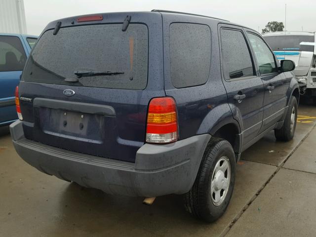 1FMYU02184KA23481 - 2004 FORD ESCAPE XLS BLUE photo 4