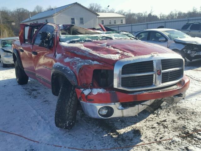 3D7KS28C46G116695 - 2006 DODGE RAM 2500 S RED photo 1