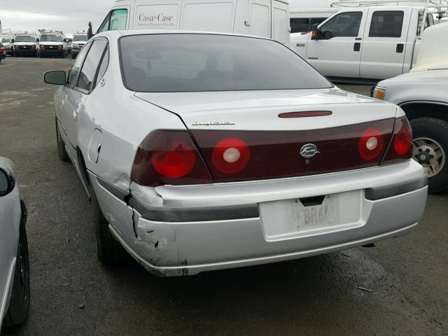 2G1WF55E8Y9105826 - 2000 CHEVROLET IMPALA SILVER photo 3