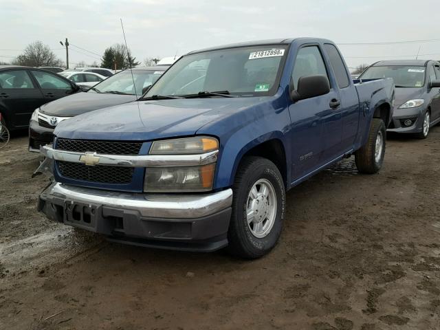 1GCCS196158227744 - 2005 CHEVROLET COLORADO BLUE photo 2