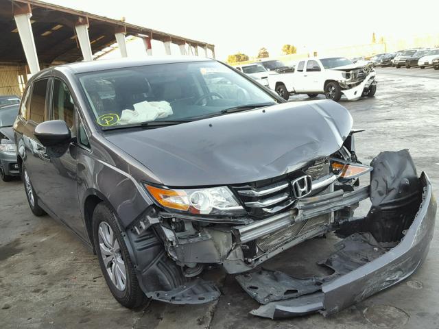 5FNRL5H36GB016449 - 2016 HONDA ODYSSEY SE GRAY photo 1