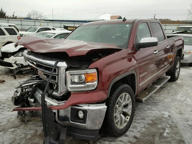 3GTU2VEC3EG208078 - 2014 GMC SIERRA K15 MAROON photo 2