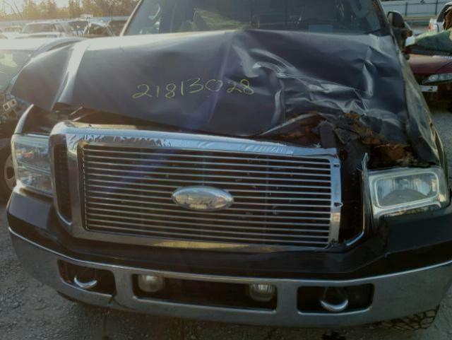 1FTSW21PX7EA70018 - 2007 FORD F250 SUPER BLACK photo 7