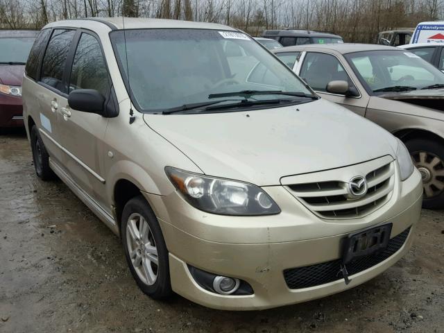 JM3LW28A240511601 - 2004 MAZDA MPV WAGON GOLD photo 1