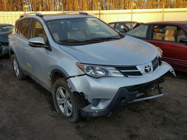 JTMRFREV4EJ012586 - 2014 TOYOTA RAV4 XLE SILVER photo 1