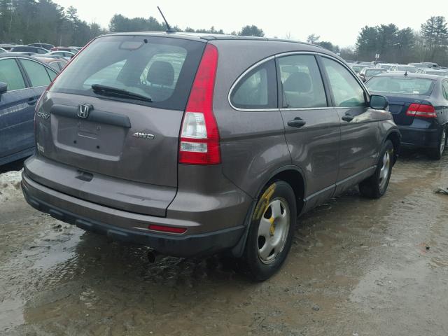 5J6RE4H34BL004112 - 2011 HONDA CR-V LX GRAY photo 4