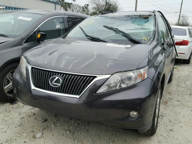 2T2ZK1BA2AC036238 - 2010 LEXUS RX 350 UNKNOWN - NOT OK FOR INV. photo 2