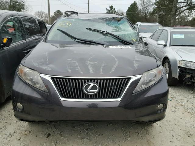 2T2ZK1BA2AC036238 - 2010 LEXUS RX 350 UNKNOWN - NOT OK FOR INV. photo 9