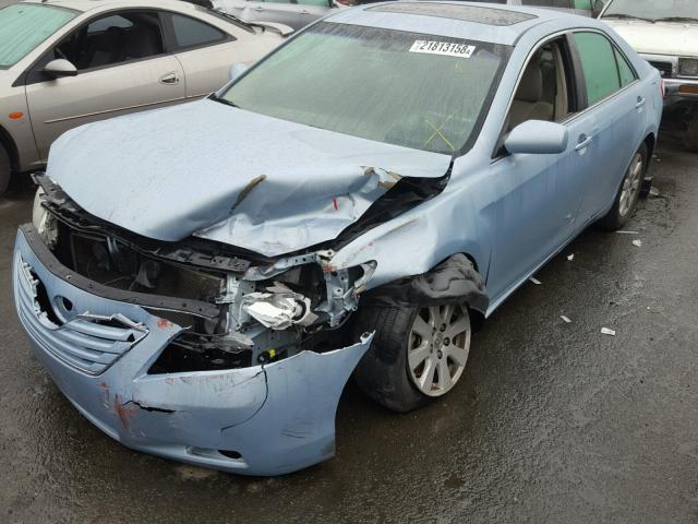 4T1BK46K48U569498 - 2008 TOYOTA CAMRY LE BLUE photo 2