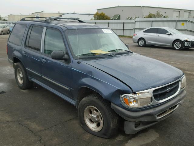 1FMZU32E4WZA78500 - 1998 FORD EXPLORER BLUE photo 1