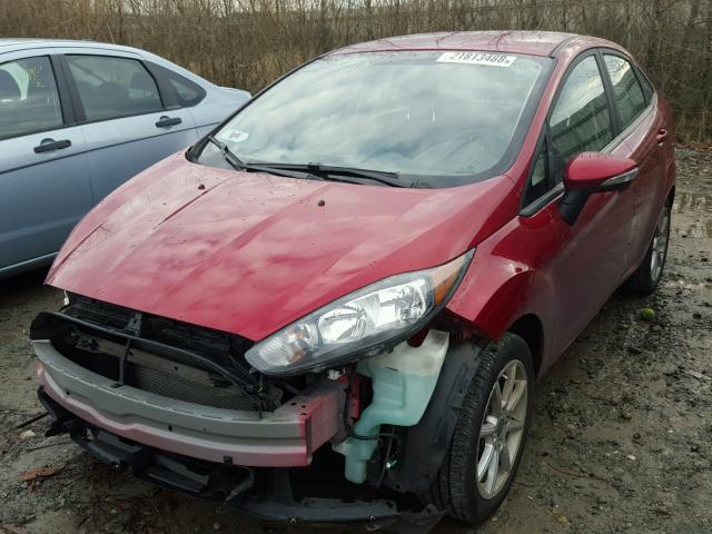 3FADP4BJXGM205400 - 2016 FORD FIESTA SE RED photo 2