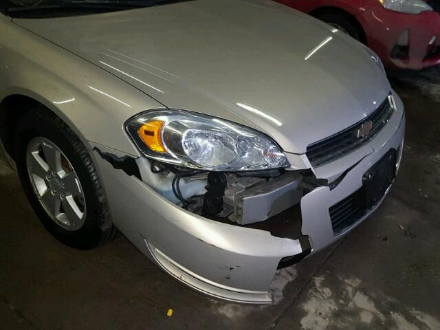 2G1WT57K991227803 - 2009 CHEVROLET IMPALA 1LT SILVER photo 9