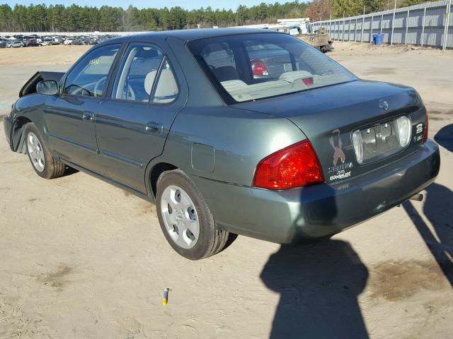 3N1CB51D25L593704 - 2005 NISSAN SENTRA 1.8 GREEN photo 3