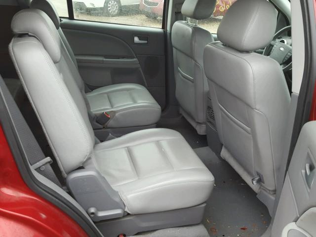 1FMZK02146GA59748 - 2006 FORD FREESTYLE RED photo 6