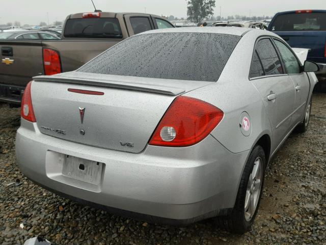 1G2ZG58N074101790 - 2007 PONTIAC G6 BASE SILVER photo 4