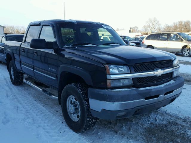 1GCHK23U93F218933 - 2003 CHEVROLET SILVERADO BLACK photo 1