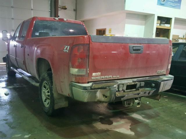 1GT423C89CF131797 - 2012 GMC SIERRA K35 RED photo 3