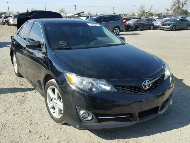 4T1BF1FK1CU118296 - 2012 TOYOTA CAMRY BASE BLACK photo 1