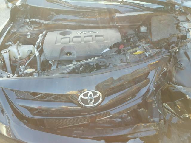 2T1BU4EE6BC550918 - 2011 TOYOTA COROLLA BA BLACK photo 7