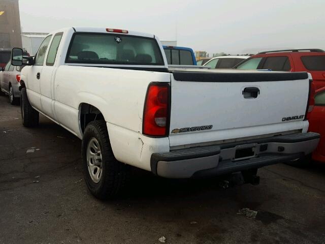 1GCEC19T76E159304 - 2006 CHEVROLET SILVERADO WHITE photo 3